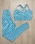 Conjunto Legging + Top Tatty Azul Margarida - Linha Estampada