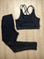 Conjunto Legging Clássica com Bolso Plus Size + Top Isa Aveludao de Compressão Preto - Linha Premium - comprar online