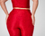 Conjunto Legging Clássica Plus Size + Top Juliana - Aveludado de Compressão Cereja - Linha Premium na internet