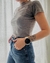 REMERA ACID - WASHED GRIS