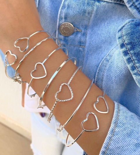 Braceletes em prata 925