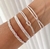 Pulseira nó em prata 925