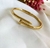Bracelete prego verniz italiano