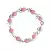 Pulsera Artesanal de Jade Rosa