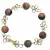 Pulsera Artesanal de Rodonita
