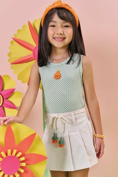 Conjunto Regata e Short Saia Kukiê - Pequenitos