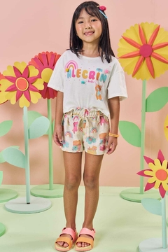 Conjunto de Boxy Over e Short Kukiê - Pequenitos