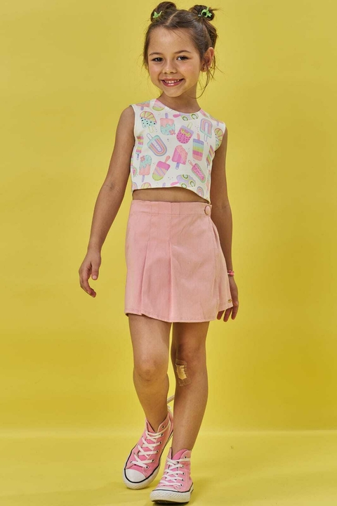 Conjunto Regata e Short Saia Kukiê - comprar online