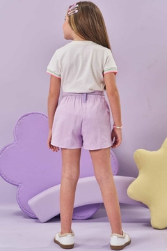 Shorts em Sarja com Elastano Kukiê na internet