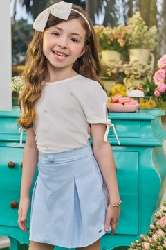 Shorts Saia em Sarja com Elastano Kukiê - comprar online