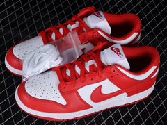 Nike Dunk Low Retro Branco/vermelho na internet