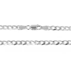 CORRENTE PRATA 925 MASCULINA GRUMET FIO 4MM na internet