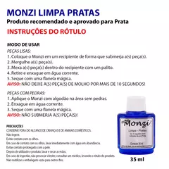 LIMPA PRATAS MONZI 35ML - comprar online