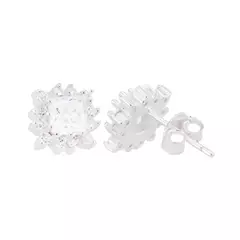 BRINCO PRATA 925 CRAVEJADO ZIRCÔNIA CRISTAL 9MM - comprar online