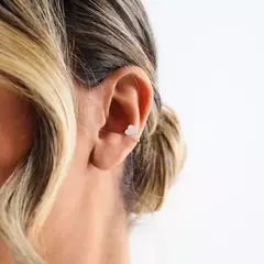 Piercing Prata Fake Coração Liso