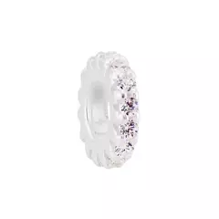 Berloque Separador Prata 925 Zircônia White - comprar online