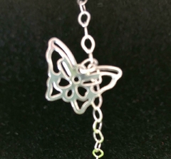 PULSEIRA PRATA 925 BORBOLETA - comprar online