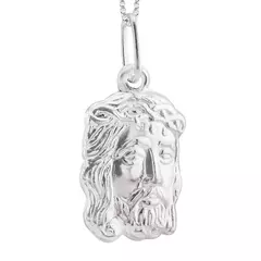Pingente Prata 925 Face de Cristo - comprar online