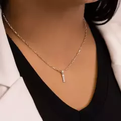 Pingente Prata 925 com Letras Iniciais com zircônia cristal na internet