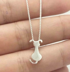 PINGENTE PRATA 925 CACHORRO SENTADO