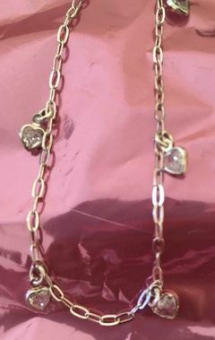 PULSEIRA PRATA 925 CORAÇÃO ZIRCONIA