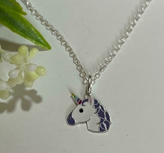 PINGENTE PRATA 925 RESINA UNICÓRNIO - comprar online