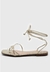 sandália dourada - comprar online