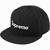 Supreme x New Era Boné Sharpie Box Logo Fitted Black en internet