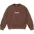 Crewneck Supreme Washed Box Logo Brown