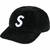 Boné Supreme Corduroy S Logo 6-Panel Black
