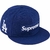Supreme MLB Teams Los Angeles Box Logo New Era 59Fifty Fitted Cap Dark Royal