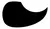 Escudo Violao Strinberg M 20 Bk Cor Preto Desenho Gota Canhoto