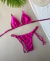 Conjunto Biquíni Cortinha C/ Calcinha Lacinho - Rosa - comprar online