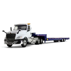 International LT With Ledwell Hydratail Trailer