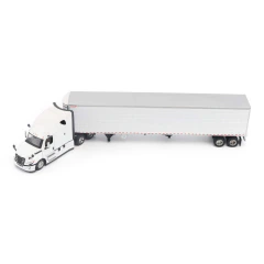 1:64 Freightliner Cascadia Gen-5 (‘2025) Tractor (Winter-White) and Great Dane Everest 53ft Reefer Trailer (White) en internet