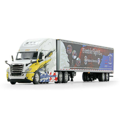 Freightliner Cascadia High-Roof Sleeper With A 53' Utility Trailer