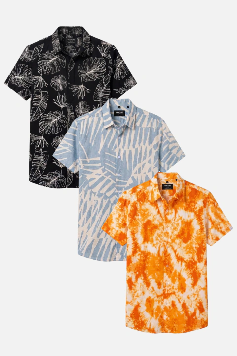 KIT 3 CAMISAS VENTURE HEAT COLLECTION