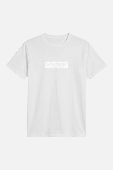 CAMISETA REGULAR VENTURE ESSENCIAL BOX BRANCA