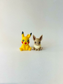 Miniaturas Pokémon - Kit Let's Go Pikachu & Eevee