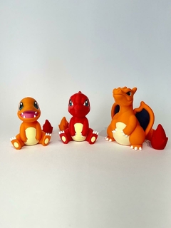 Miniaturas Pokémon - Linhas Evolutivas: Charmander