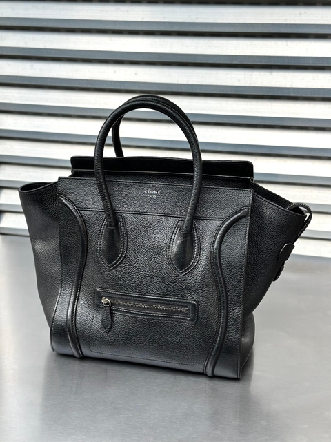 Bolsa Celine Tote Luggage Leather Preta - comprar online