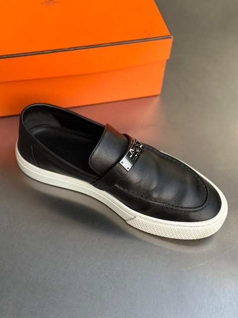 Slip On Hermes Game H Black - comprar online