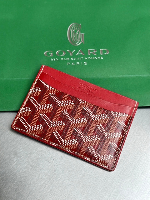 Porta cartão Goyard Saint Sulpice Vermelho