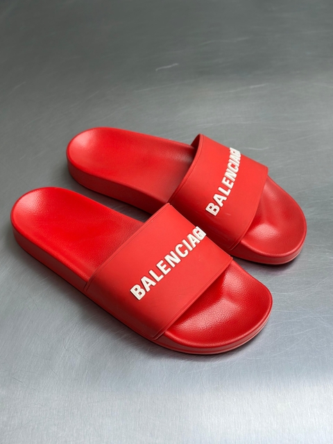 Slide Balenciaga Red Pool Collection - comprar online