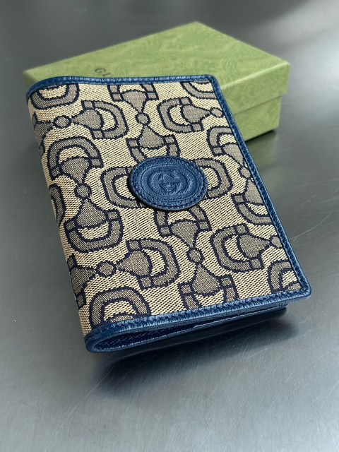 Carteira Gucci Porta documentos GG Holografic Azul - comprar online