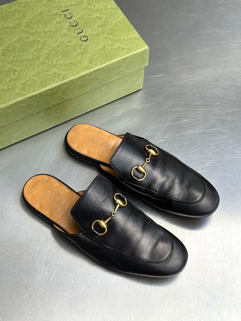 Mule Gucci Horsebit Princetown Preto - comprar online