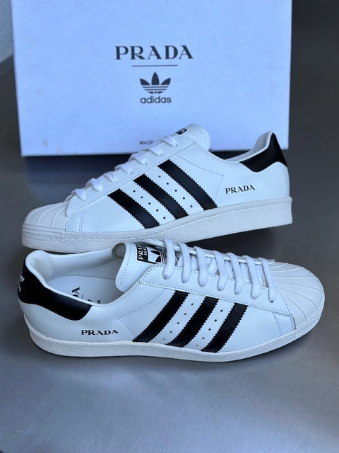 Tênis Prada x Adidas SuperStar White Black - comprar online