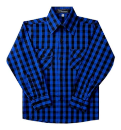 Camisa Xadrez Country Infantil Manga Longa Menino