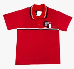 Kit Bermuda Jeans +camisa Polo Infantil Menino