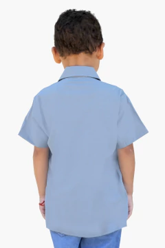 Camisa Social Infantil Manga Curta na internet